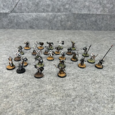 20 Figurines Galadhrim Elves (Lothlorien) - Metal - MESBG Warhammer Lord Of The Rings