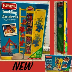 Playskool 1994 Tumbling Daredevils Vintage Toy PRESCHOOL HAND EYE COORDINATION - Picture 1 of 7