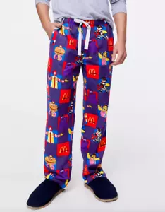Peter Alexander Men's Mcdonald's Long Flannelette Pyjama / Lounge Pants Size XS - Picture 1 of 7