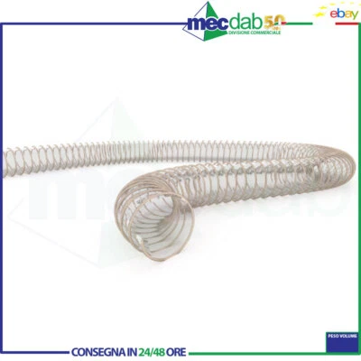 Tubo In Poliuretano Con Spirale In Acciaio Ramato Alta Flessibilità - Immagine 1 di 2