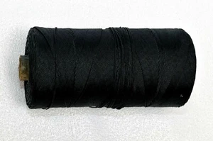 Cable negro trenzado de nailon de 1,25 mm de diámetro - Imagen 1 de 1