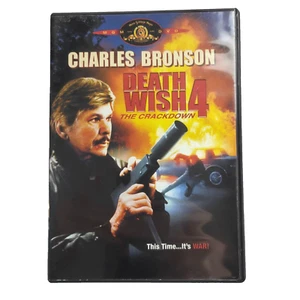 Death Wish 4 The Crackdown (DVD, 1987) R1 Action Drama Charles Bronson C - Picture 1 of 7