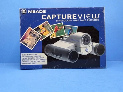 MEADE CaptureView Digital Camera & 8x22 Binoculars Model CV-1 – NEW IN BOX - Image 1 of 4