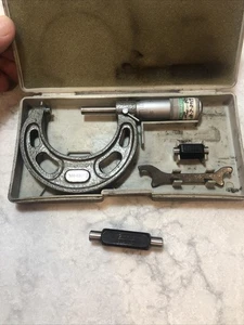 NSK Outside Micrometer 2" YUXB02 Japan + Extra Micrometer Piece - Picture 1 of 16