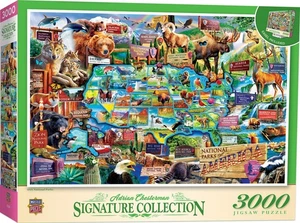 Masterpieces Jigsaw Puzzle; USA National Parks; 3000 pieces - Picture 1 of 3