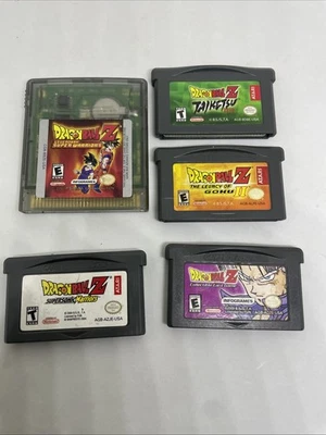 Game Boy Advance Dragon Ball Z Taiketsu Legacy Goku Supersonic GBA Lot 5 Games - Image 1 of 4