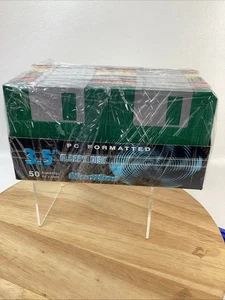 Meritline 3.5 Disketten PC formatiert 50er Pack Disketten 1,44 MB * NEU! Offene PKG - Bild 1 von 6