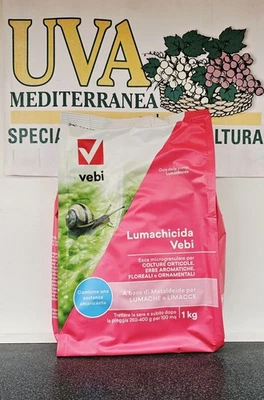 ESCA LUMACHICIDA VEBI DA KG 1 ANTILUMACA AL 5% DI METALDEIDE - Immagine 1 di 4