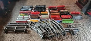 Lote De 29+ Juego De Tren De Acero Prensado De Colección Marx Y Haffner Pista Litográfica De Estaño  - Imagen 1 de 24