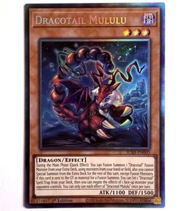 JUSH-EN005 Yu-Gi-Oh! 1st Edition Dracotail Mululu (V.2 - Collectors Rare) EN - Picture 1 of 1