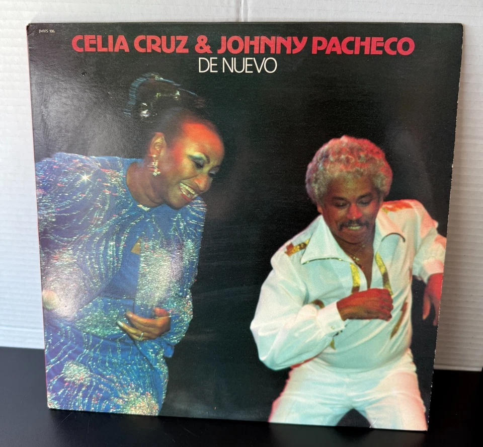 Celia Cruz & Johnny Pacheco - De Nuevo [1985] Vinyl LP Salsa Guaguanco Vaya Rare - Image 1 of 4