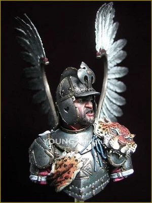 Young Miniatures - Polish Winged Hussar 17th Centry  1/10th Resin Bust  - YH1831 - Image 1 of 4