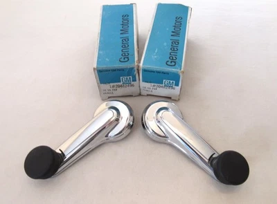 Nuevo de Lote Antiguo 1982-90 Buick Olds Pontiac Chevy Manivela de Ventana Manivela Perilla Negra GM 20316273 Foto 1 de 4