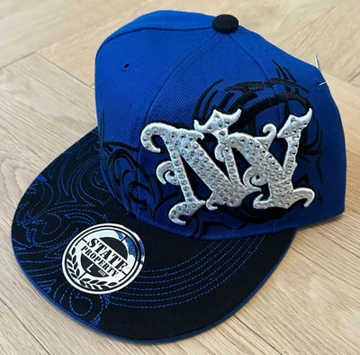 Premium flat peak caps, Retro, Vintage, very rare fitted hats, multiple designs - image 1 of 4