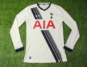 TOTTENHAM HOTSPUR 2015/2016 FOOTBALL L/S SHIRT JERSEY HOME UNDER ARMOUR SIZE S - Picture 1 of 11