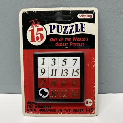 Schylling The 15 Puzzle Slide Number Puzzle New Sealed Package Slide Puzzle - Image 1 of 3