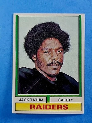 1974 TOPPS FOOTBALL #14 JACK TATUM EX-MINT RAIDERS  - Image 1 of 2