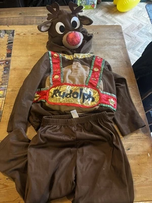 TU Clothing Reindeer Christmas Rudolph Fancy Dress Costume Toddler 3-5 years  - Image 1 of 4