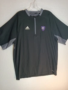 Camisa Adidas Para Hombre Grande Colegio de la Santa Cruz Cuarto Cremallera - Imagen 1 de 5
