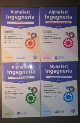 Alpha Test TOLC-I Ingegneria, Kit completo. Tredicesima Edizione. - Immagine 1 di 4