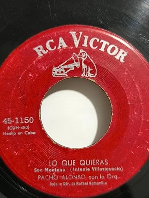 PACHO ALONSO CON ORQUESTA-LO QUE QUIERAS SON MONTUNO CUBA LISTEN 🎵🎵 - Image 1 of 4