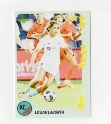 2021 Parkside NWSL Vol. 2 Lo'Eau Labonta RC #S22 Stars Kansas City Current SP - Image 1 of 2