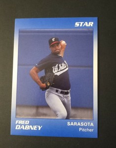 1990 Star Sarasota White Sox Fred Dabney #6
