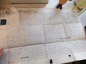 1825 VELLUM INDENTURE LEGAL DOCUMENT Macclesfield CHESTER ROE STRINGER  wax seal - Picture 1 of 9