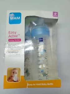 MAM Easy Active Bottle 11 oz 2 Pack Fast Flow Baby Bottles with Silicone Nipple