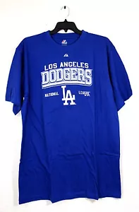 Camiseta MLB, Los Angeles Dodgers, azul, majestic, XLT para grande y alta - Imagen 1 de 1