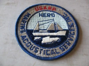 USARP  MARINE ACOUSTICAL SERVICES INC  HERO   3.5" ORIG  SEW ON  MILITARY PATCH - Picture 1 of 3