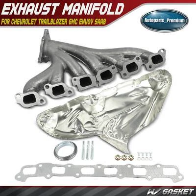 Colector de escape con junta para Chevrolet Trailblazer GMC Envoy Saab 9-7x Isuzu Foto 1 de 4