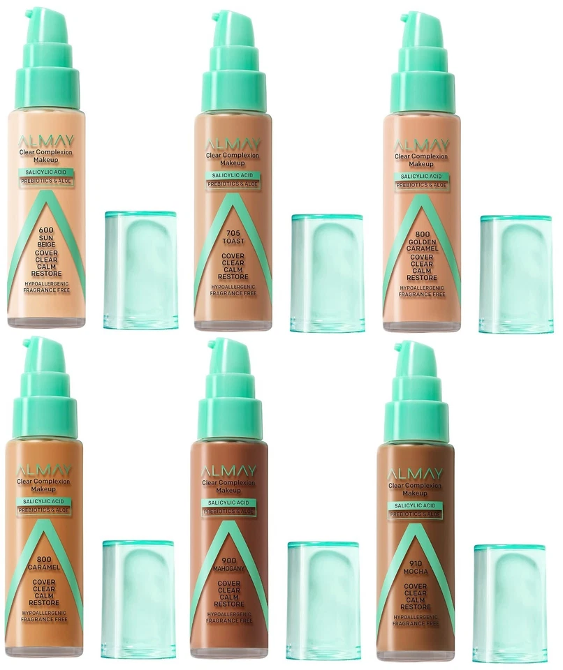 Almay Clear Complexion Acne Foundation with Salicylic Acid **YOU CHOOSE COLOR** - Image 1 of 1