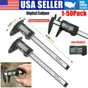 0-150mm Digital Caliper Micrometer LCD Gauge Vernier Electronic Measuring Ruler - Picture 1 of 15