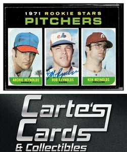 Bob Reynolds 1971 Topps #664 Rookie Pitcher TTM/IP Signed Autographed