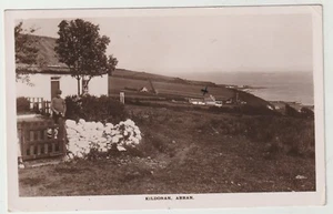 1912 KILDONAN WHITING BAY S.O. ARRAN SCARCE RUBBER POSTMARK ON PHOTOGRAPHIC PPC - Picture 1 of 2