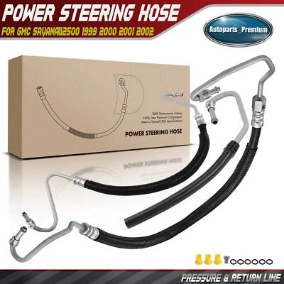 Conjunto de manguera de línea de presión y retorno de dirección asistida 3 unidades para GMC Savana 2500 1999-2002 Foto 1 de 4