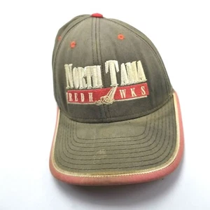 North Tama Red Hawks Redhawks Traer Iowa Mütze Kappe braun Snapback Vintage B302D - Bild 1 von 7