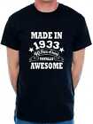 90Th Birthday Mens T Shirt Awesome Born In 1933 Age Related Birthday Gift
