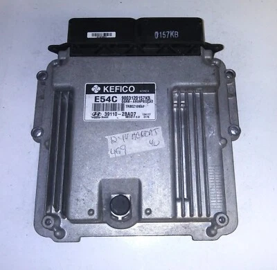 39110-2BAD7 ECM ECU компьютер 2012-2014 Hyundai Accent - Изображение 1 из 4