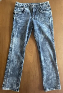 Justice Premium Simply Low 5-Pocket Skinny Denim Blue Jeans Pants size 10 1/2 - Picture 1 of 4
