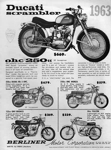 1963 Ducati Diana Monza Bronco & Falcon Motorcycle Original Ad - Picture 1 of 1