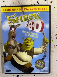 Shrek + 3D the History Continuous 2 X DVD - Includes Film Y 2 Sunglasses 3D - Picture 1 of 3