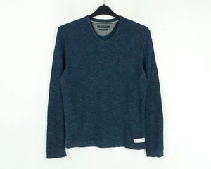 MARC O POLO Cotton Slub S Mens Over Shirt Sweater Pullover V-Neck Sweatshirt Top - Picture 1 of 6