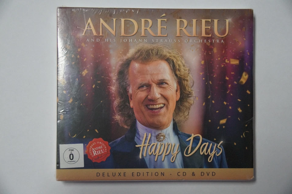Andre Rieu - Happy Days - CD & DVD  - Deluxe Edition - neu in Folie verschweisst - Bild 1 von 1
