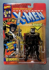 1994 TOY BIZ / MARVEL X-MEN WOLVERINE 5th EDITION (MOC) BLACK SUIT VARIANT * - Picture 1 of 6