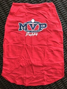 Hundeshirt Tank Tee, All Time Most Valuable Puppy, rot, passt Hunden mit 27" Brustumfang - Bild 1 von 2