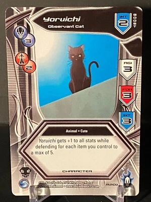 Bleach TCG Score Premiere 1st Edition Yoruichi Observant Cat R201 - Image 1 of 2