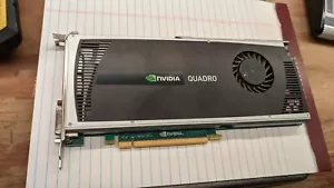 NVIDIA Quadro 4000 2GB GDDR5 GPU GF100 PCIe 2.0 x16 475MHz DVI 2xDisplayPort - Picture 1 of 1
