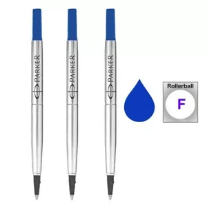 3 piezas Recargas de tinta Parker 0,5 mm F ajuste azul Soneto serie IM Urban bolígrafo - Imagen 1 de 5